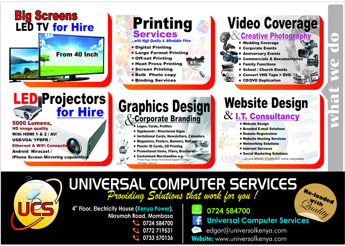 Welcome to Universal Computer Services